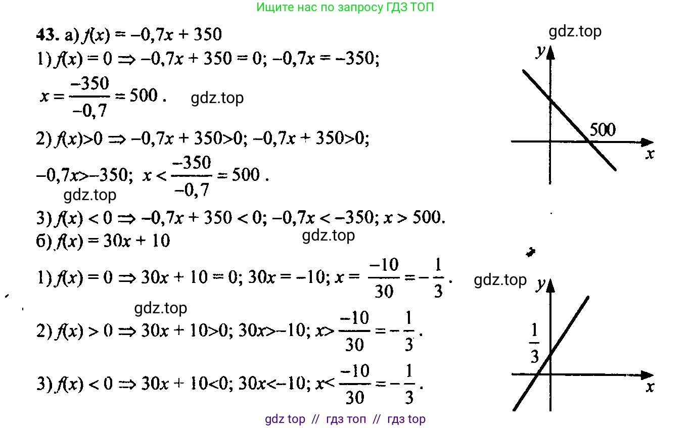Алгебра, 9 класс Учебник, авторы: Макарычев Юрий Николаевич, Миндюк Нора Григорьевна, Нешков Константин Иванович, Суворова Светлана Борисовна, издательство Просвещение, Москва, 2014 - 2024, страница 20, номер 43, Решение 6