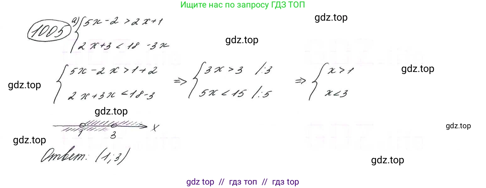 Алгебра, 9 класс Учебник, авторы: Макарычев Юрий Николаевич, Миндюк Нора Григорьевна, Нешков Константин Иванович, Суворова Светлана Борисовна, издательство Просвещение, Москва, 2014 - 2024, страница 237, номер 1005, Решение 7
