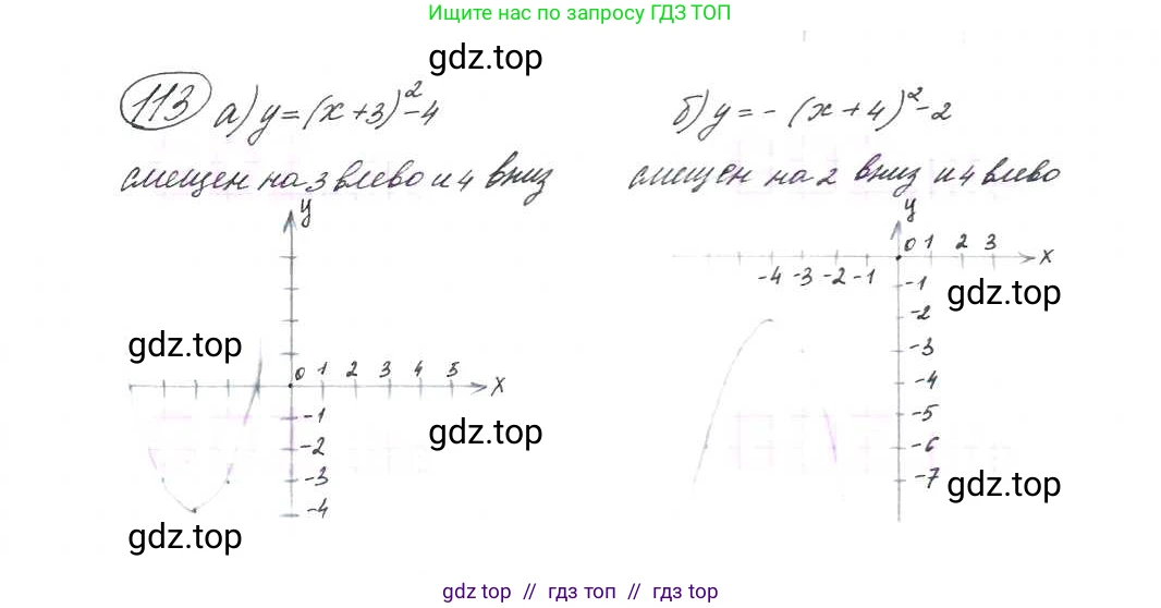 Алгебра, 9 класс Учебник, авторы: Макарычев Юрий Николаевич, Миндюк Нора Григорьевна, Нешков Константин Иванович, Суворова Светлана Борисовна, издательство Просвещение, Москва, 2014 - 2024, страница 43, номер 113, Решение 7