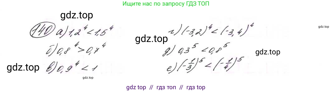 Алгебра, 9 класс Учебник, авторы: Макарычев Юрий Николаевич, Миндюк Нора Григорьевна, Нешков Константин Иванович, Суворова Светлана Борисовна, издательство Просвещение, Москва, 2014 - 2024, страница 52, номер 140, Решение 7