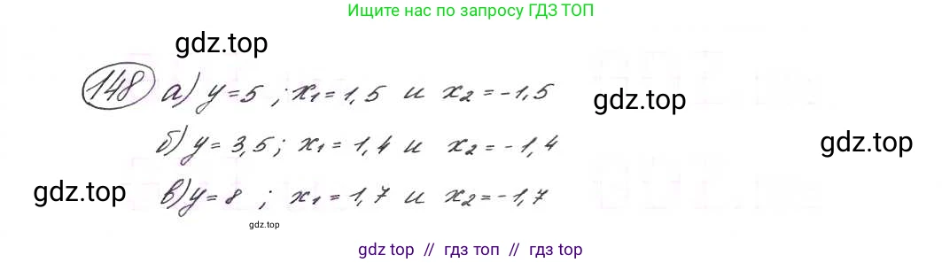 Алгебра, 9 класс Учебник, авторы: Макарычев Юрий Николаевич, Миндюк Нора Григорьевна, Нешков Константин Иванович, Суворова Светлана Борисовна, издательство Просвещение, Москва, 2014 - 2024, страница 53, номер 148, Решение 7