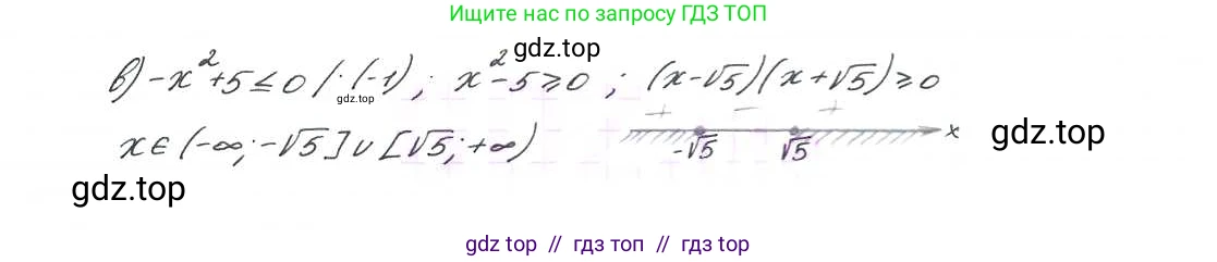 Алгебра, 9 класс Учебник, авторы: Макарычев Юрий Николаевич, Миндюк Нора Григорьевна, Нешков Константин Иванович, Суворова Светлана Борисовна, издательство Просвещение, Москва, 2014 - 2024, страница 90, номер 305, Решение 7 (продолжение 2)