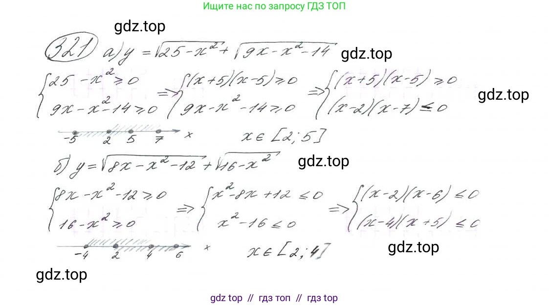 Алгебра, 9 класс Учебник, авторы: Макарычев Юрий Николаевич, Миндюк Нора Григорьевна, Нешков Константин Иванович, Суворова Светлана Борисовна, издательство Просвещение, Москва, 2014 - 2024, страница 92, номер 321, Решение 7