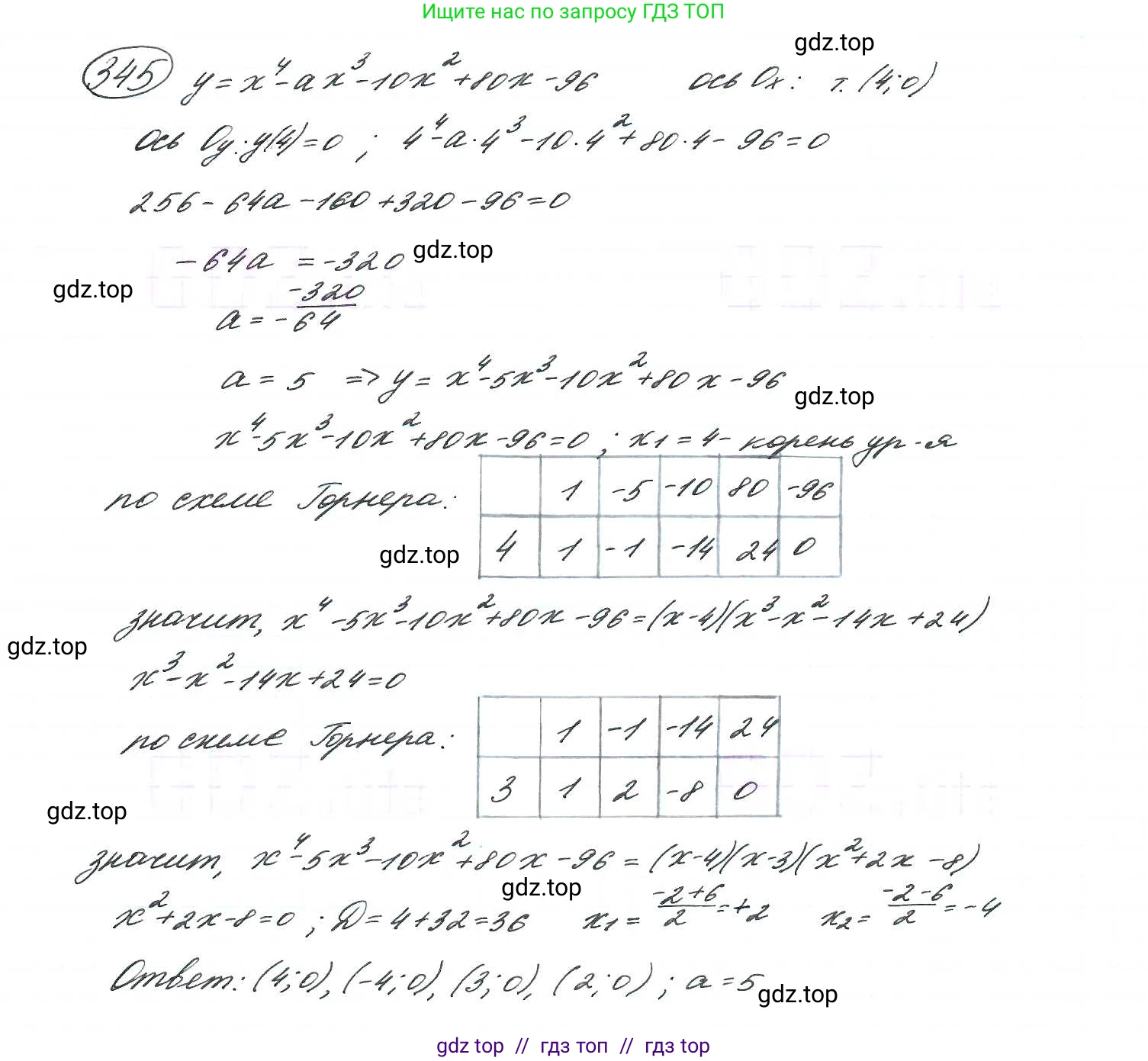 Алгебра, 9 класс Учебник, авторы: Макарычев Юрий Николаевич, Миндюк Нора Григорьевна, Нешков Константин Иванович, Суворова Светлана Борисовна, издательство Просвещение, Москва, 2014 - 2024, страница 102, номер 345, Решение 7