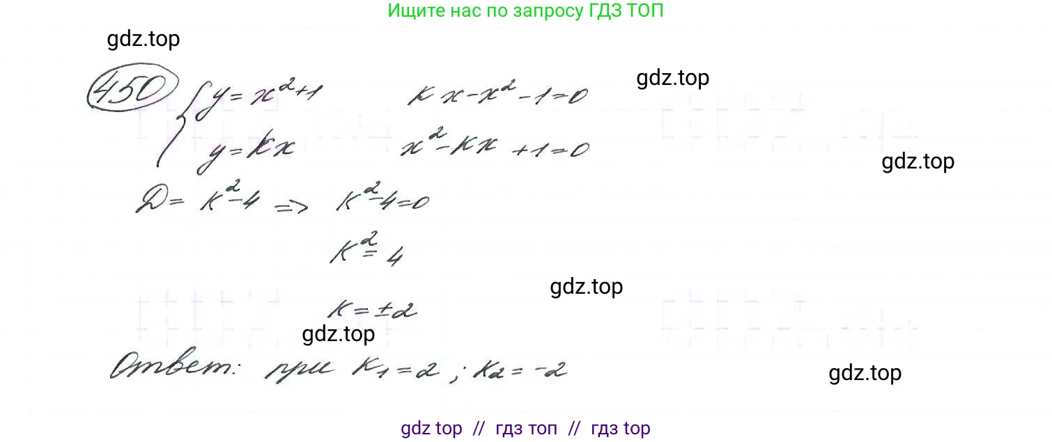 Алгебра, 9 класс Учебник, авторы: Макарычев Юрий Николаевич, Миндюк Нора Григорьевна, Нешков Константин Иванович, Суворова Светлана Борисовна, издательство Просвещение, Москва, 2014 - 2024, страница 121, номер 450, Решение 7