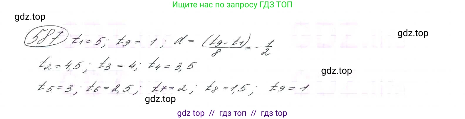 Алгебра, 9 класс Учебник, авторы: Макарычев Юрий Николаевич, Миндюк Нора Григорьевна, Нешков Константин Иванович, Суворова Светлана Борисовна, издательство Просвещение, Москва, 2014 - 2024, страница 152, номер 587, Решение 7
