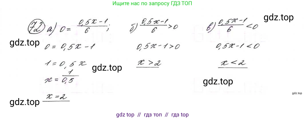 Алгебра, 9 класс Учебник, авторы: Макарычев Юрий Николаевич, Миндюк Нора Григорьевна, Нешков Константин Иванович, Суворова Светлана Борисовна, издательство Просвещение, Москва, 2014 - 2024, страница 26, номер 72, Решение 7