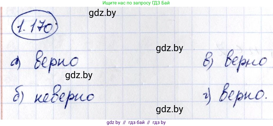 Алгебра, 10 класс Учебник, авторы: Арефьева Ирина Глебовна, Пирютко Ольга Николаевна, издательство Народная асвета, Минск, 2019, голубого цвета, страница 68, номер 1.170, Решение