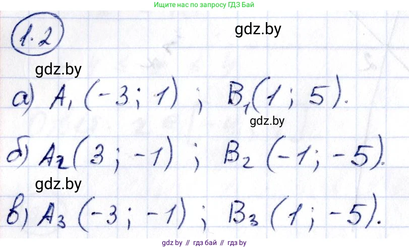 Алгебра, 10 класс Учебник, авторы: Арефьева Ирина Глебовна, Пирютко Ольга Николаевна, издательство Народная асвета, Минск, 2019, голубого цвета, страница 6, номер 1.2, Решение