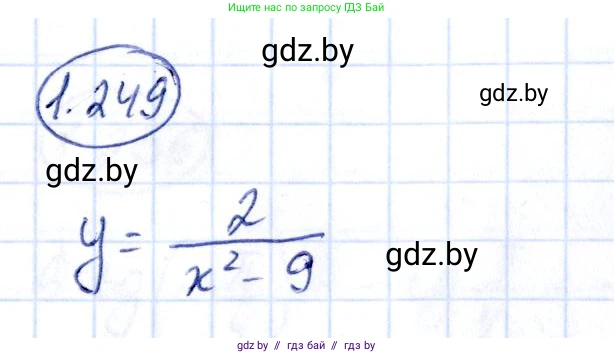 Алгебра, 10 класс Учебник, авторы: Арефьева Ирина Глебовна, Пирютко Ольга Николаевна, издательство Народная асвета, Минск, 2019, голубого цвета, страница 75, номер 1.249, Решение