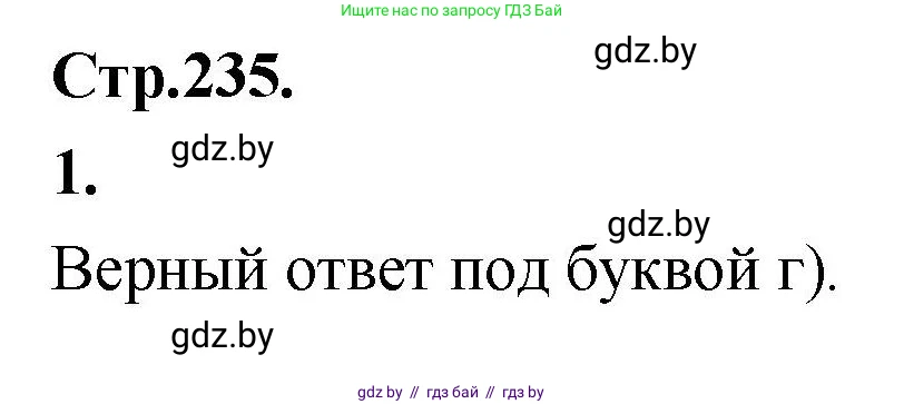 Алгебра, 10 класс Учебник, авторы: Арефьева Ирина Глебовна, Пирютко Ольга Николаевна, издательство Народная асвета, Минск, 2019, голубого цвета, страница 235, Решение