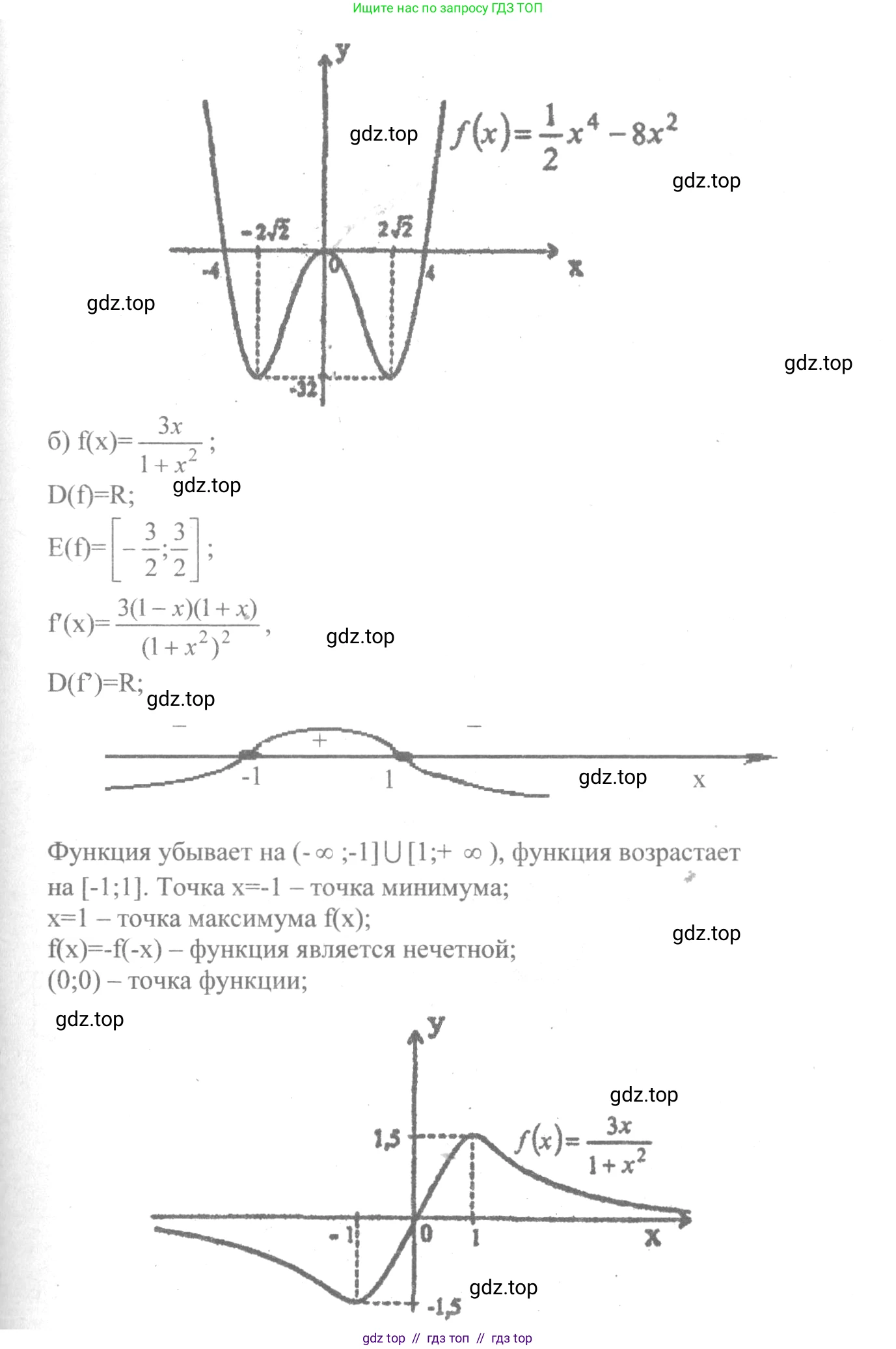 Алгебра, 10-11 класс Учебник, авторы: Колмогоров Андрей Николаевич, Абрамов Александр Михайлович, Дудницын Юрий Павлович, издательство Просвещение, Москва, 2008, зелёного цвета, страница 151, номер 295, Решение 2 (продолжение 2)