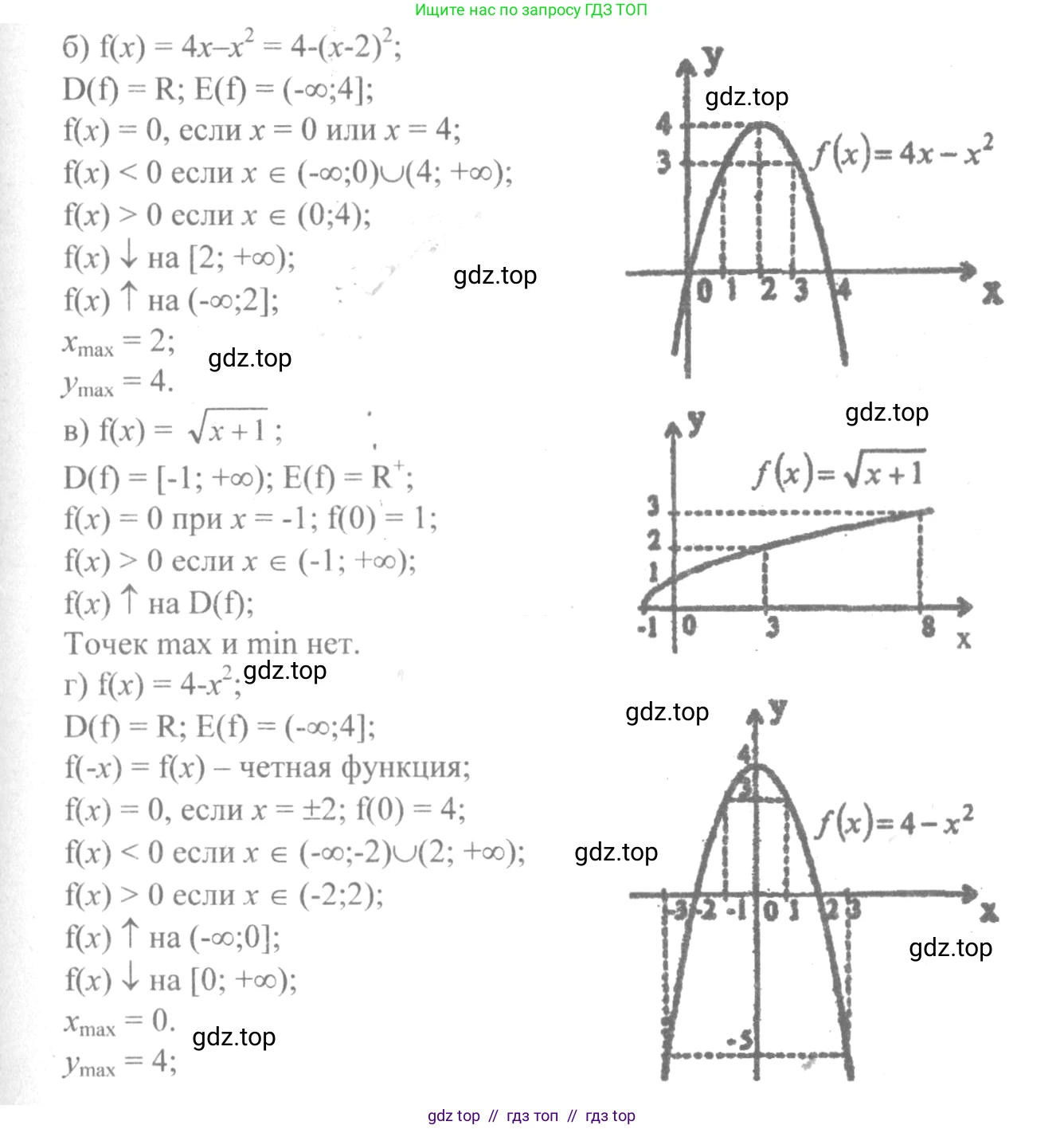 Алгебра, 10-11 класс Учебник, авторы: Колмогоров Андрей Николаевич, Абрамов Александр Михайлович, Дудницын Юрий Павлович, издательство Просвещение, Москва, 2008, зелёного цвета, страница 54, номер 97, Решение 2 (продолжение 2)