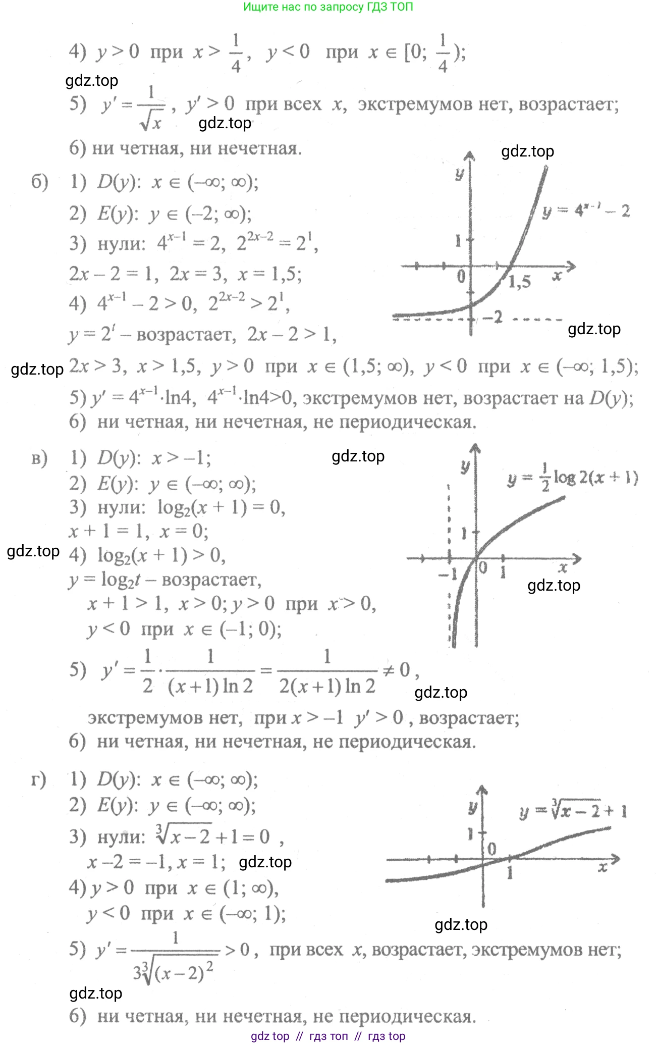 Алгебра, 10-11 класс Учебник, авторы: Колмогоров Андрей Николаевич, Абрамов Александр Михайлович, Дудницын Юрий Павлович, издательство Просвещение, Москва, 2008, зелёного цвета, страница 294, номер 121, Решение 2 (продолжение 2)