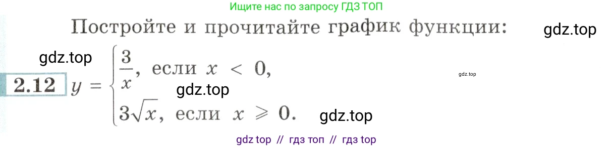Алгебра, 10-11 класс Задачник, авторы: Мордкович Александр Григорьевич, Семенов Павел Владимирович, Денищева Лариса Олеговна, Корешкова Т А, Мишустина Татьяна Николаевна, Тульчинская Елена Ефимовна, издательство Мнемозина, Москва, 2019, Часть 2, страница 8, номер 2.12, Условие
