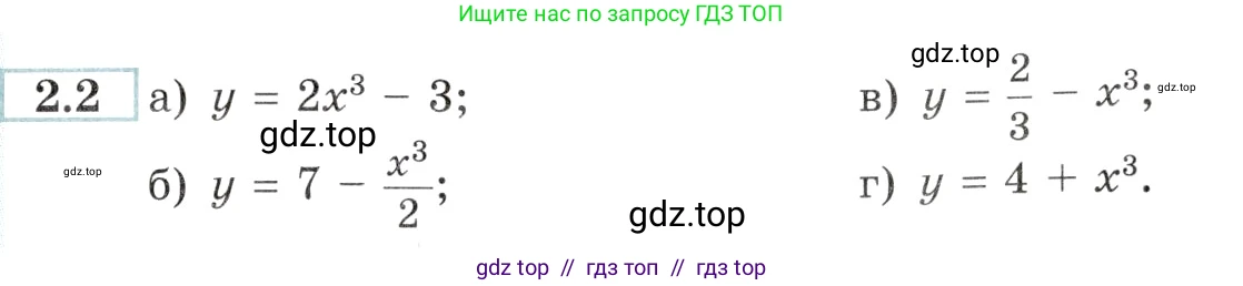 Алгебра, 10-11 класс Задачник, авторы: Мордкович Александр Григорьевич, Семенов Павел Владимирович, Денищева Лариса Олеговна, Корешкова Т А, Мишустина Татьяна Николаевна, Тульчинская Елена Ефимовна, издательство Мнемозина, Москва, 2019, Часть 2, страница 7, номер 2.2, Условие