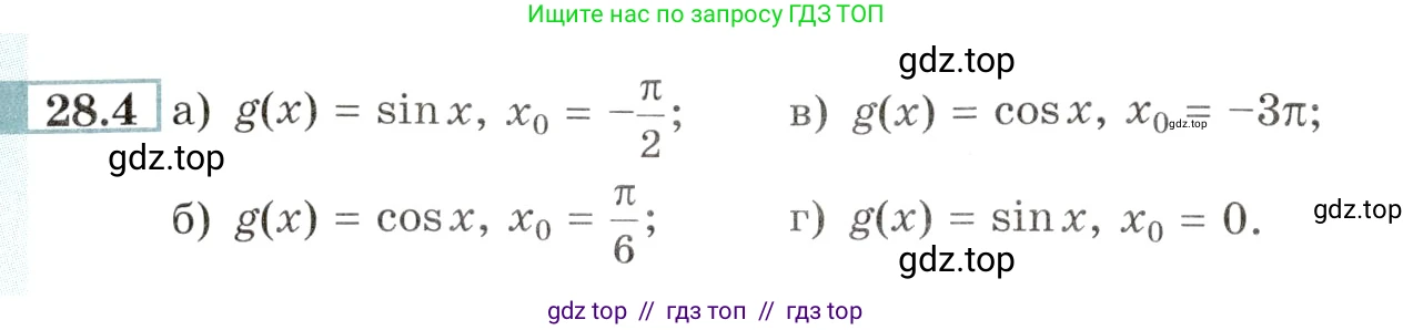 Алгебра, 10-11 класс Задачник, авторы: Мордкович Александр Григорьевич, Семенов Павел Владимирович, Денищева Лариса Олеговна, Корешкова Т А, Мишустина Татьяна Николаевна, Тульчинская Елена Ефимовна, издательство Мнемозина, Москва, 2019, Часть 2, страница 98, номер 28.4, Условие