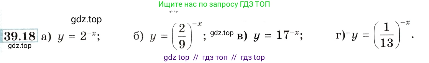 Алгебра, 10-11 класс Задачник, авторы: Мордкович Александр Григорьевич, Семенов Павел Владимирович, Денищева Лариса Олеговна, Корешкова Т А, Мишустина Татьяна Николаевна, Тульчинская Елена Ефимовна, издательство Мнемозина, Москва, 2019, Часть 2, страница 155, номер 39.18, Условие
