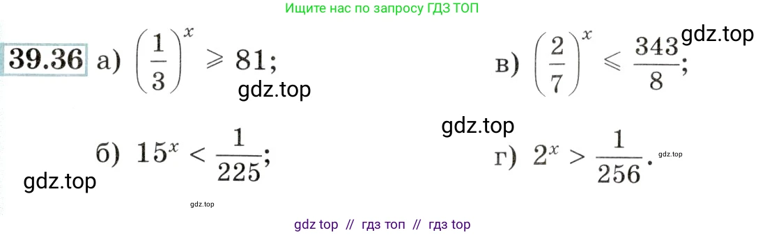 Алгебра, 10-11 класс Задачник, авторы: Мордкович Александр Григорьевич, Семенов Павел Владимирович, Денищева Лариса Олеговна, Корешкова Т А, Мишустина Татьяна Николаевна, Тульчинская Елена Ефимовна, издательство Мнемозина, Москва, 2019, Часть 2, страница 158, номер 39.36, Условие