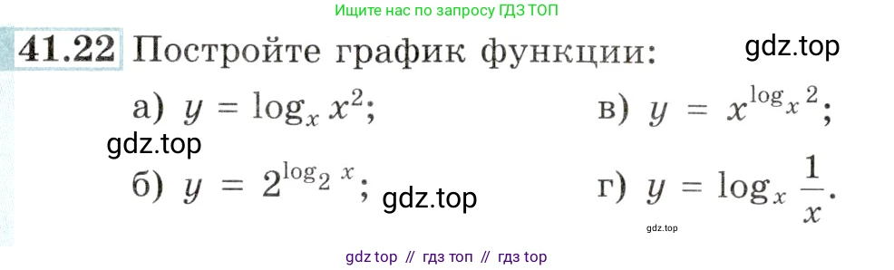 Алгебра, 10-11 класс Задачник, авторы: Мордкович Александр Григорьевич, Семенов Павел Владимирович, Денищева Лариса Олеговна, Корешкова Т А, Мишустина Татьяна Николаевна, Тульчинская Елена Ефимовна, издательство Мнемозина, Москва, 2019, Часть 2, страница 170, номер 41.22, Условие