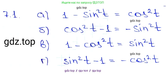 Алгебра, 10-11 класс Задачник, авторы: Мордкович Александр Григорьевич, Семенов Павел Владимирович, Денищева Лариса Олеговна, Корешкова Т А, Мишустина Татьяна Николаевна, Тульчинская Елена Ефимовна, издательство Мнемозина, Москва, 2019, Часть 2, страница 21, номер 7.1, Решение 3