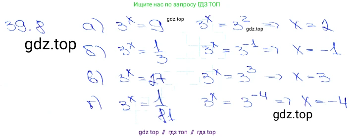 Алгебра, 10-11 класс Задачник, авторы: Мордкович Александр Григорьевич, Семенов Павел Владимирович, Денищева Лариса Олеговна, Корешкова Т А, Мишустина Татьяна Николаевна, Тульчинская Елена Ефимовна, издательство Мнемозина, Москва, 2019, Часть 2, страница 154, номер 39.8, Решение 3