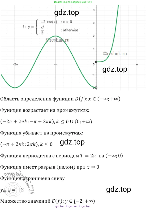 Алгебра, 10-11 класс Задачник, авторы: Мордкович Александр Григорьевич, Семенов Павел Владимирович, Денищева Лариса Олеговна, Корешкова Т А, Мишустина Татьяна Николаевна, Тульчинская Елена Ефимовна, издательство Мнемозина, Москва, 2019, Часть 2, страница 38, номер 13.9, Решение 5 (продолжение 2)
