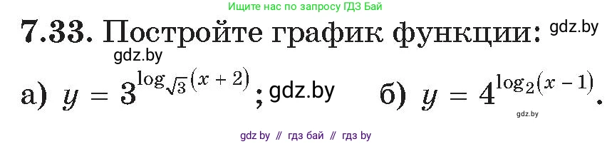 Алгебра, 11 класс Сборник задач, авторы: Арефьева Ирина Глебовна, Пирютко Ольга Николаевна, издательство Народная асвета, Минск, 2020, белого цвета, страница 55, номер 33, Условие