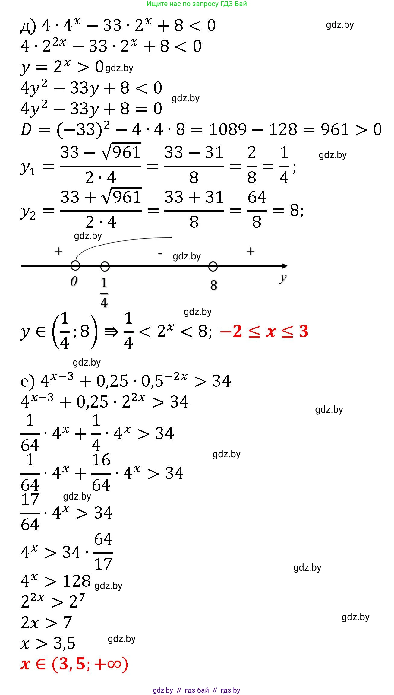 Алгебра, 11 класс Сборник задач, авторы: Арефьева Ирина Глебовна, Пирютко Ольга Николаевна, издательство Народная асвета, Минск, 2020, белого цвета, страница 42, номер 11, Решение (продолжение 3)