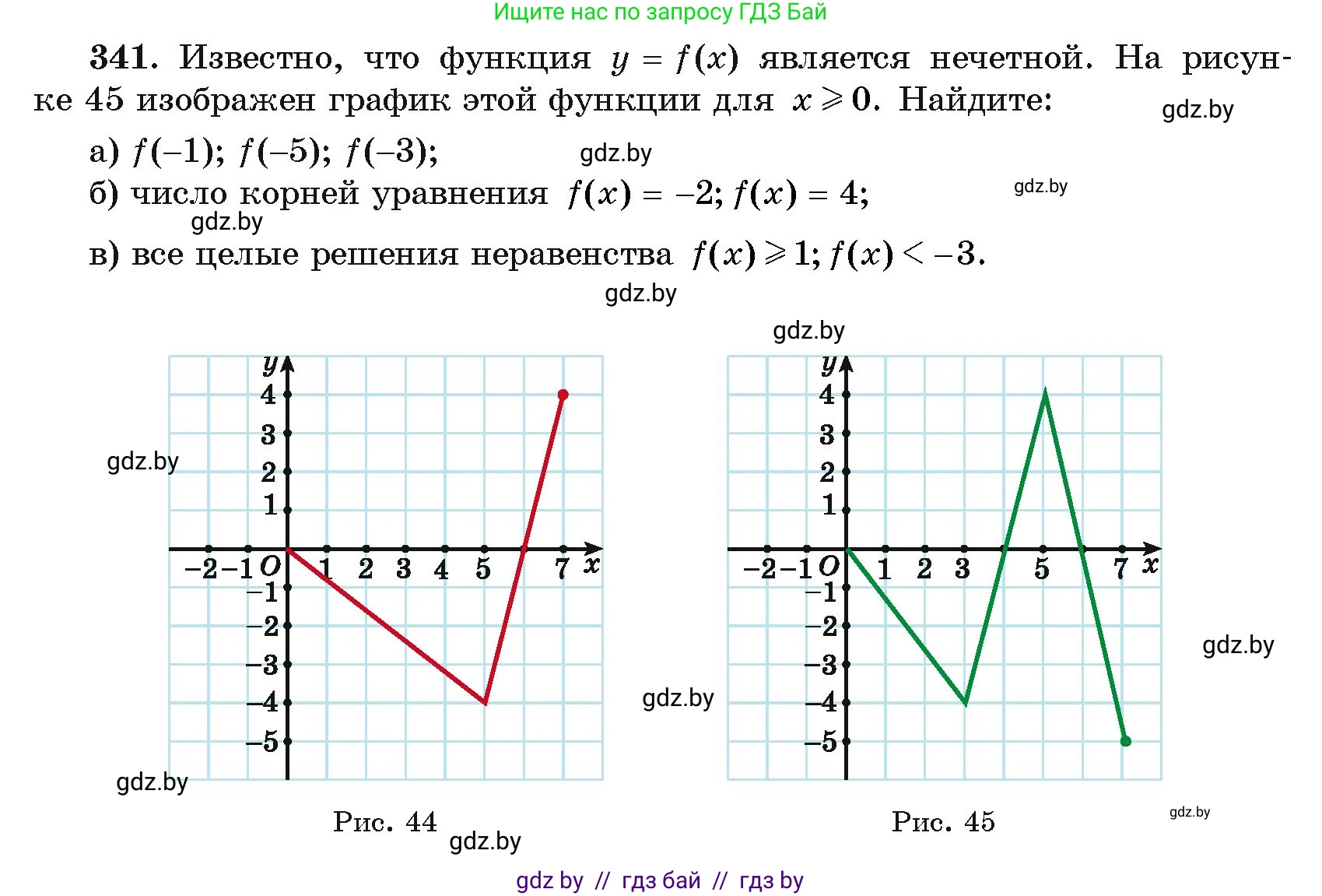 Алгебра, 11 класс Учебник, авторы: Арефьева Ирина Глебовна, Пирютко Ольга Николаевна, издательство Народная асвета, Минск, 2020, бирюзового цвета, страница 210, номер 341, Условие