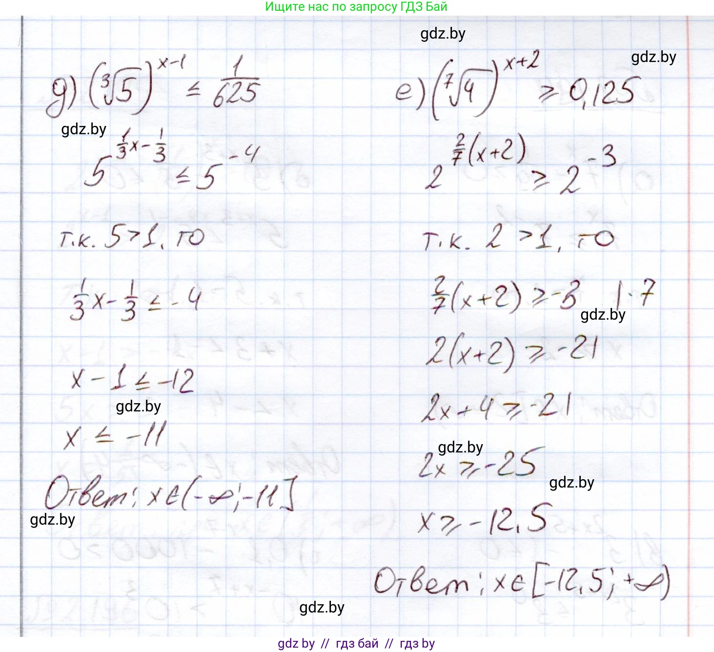 Алгебра, 11 класс Учебник, авторы: Арефьева Ирина Глебовна, Пирютко Ольга Николаевна, издательство Народная асвета, Минск, 2020, бирюзового цвета, страница 93, номер 2.192, Решение (продолжение 2)