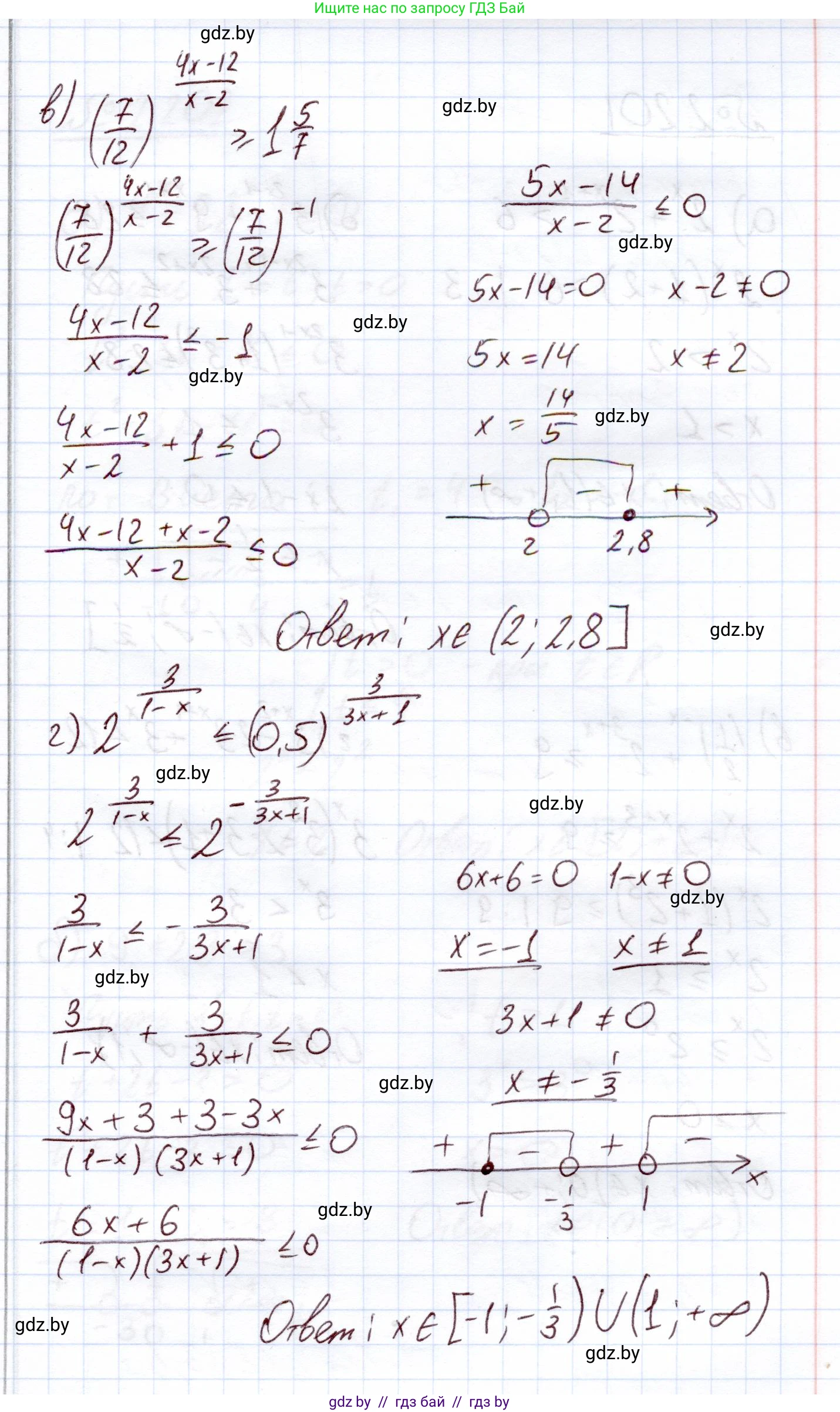 Алгебра, 11 класс Учебник, авторы: Арефьева Ирина Глебовна, Пирютко Ольга Николаевна, издательство Народная асвета, Минск, 2020, бирюзового цвета, страница 94, номер 2.200, Решение (продолжение 2)