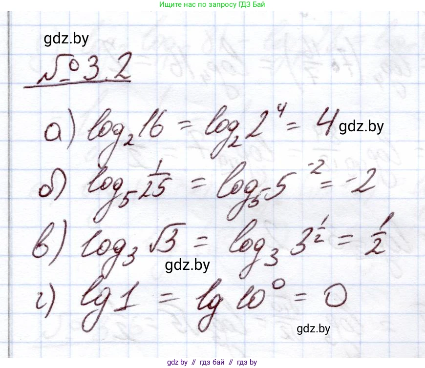 Алгебра, 11 класс Учебник, авторы: Арефьева Ирина Глебовна, Пирютко Ольга Николаевна, издательство Народная асвета, Минск, 2020, бирюзового цвета, страница 100, номер 3.2, Решение