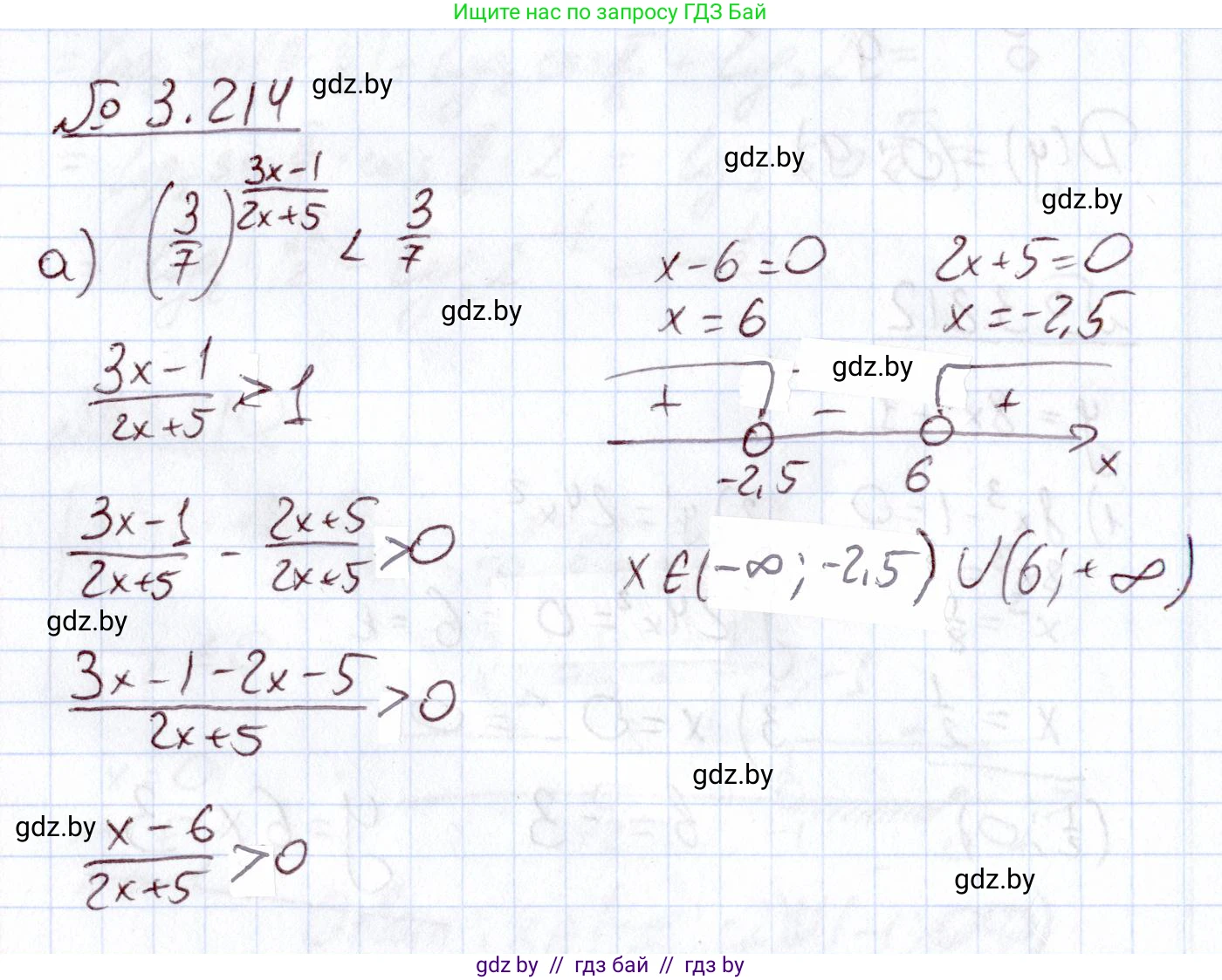 Алгебра, 11 класс Учебник, авторы: Арефьева Ирина Глебовна, Пирютко Ольга Николаевна, издательство Народная асвета, Минск, 2020, бирюзового цвета, страница 146, номер 3.214, Решение