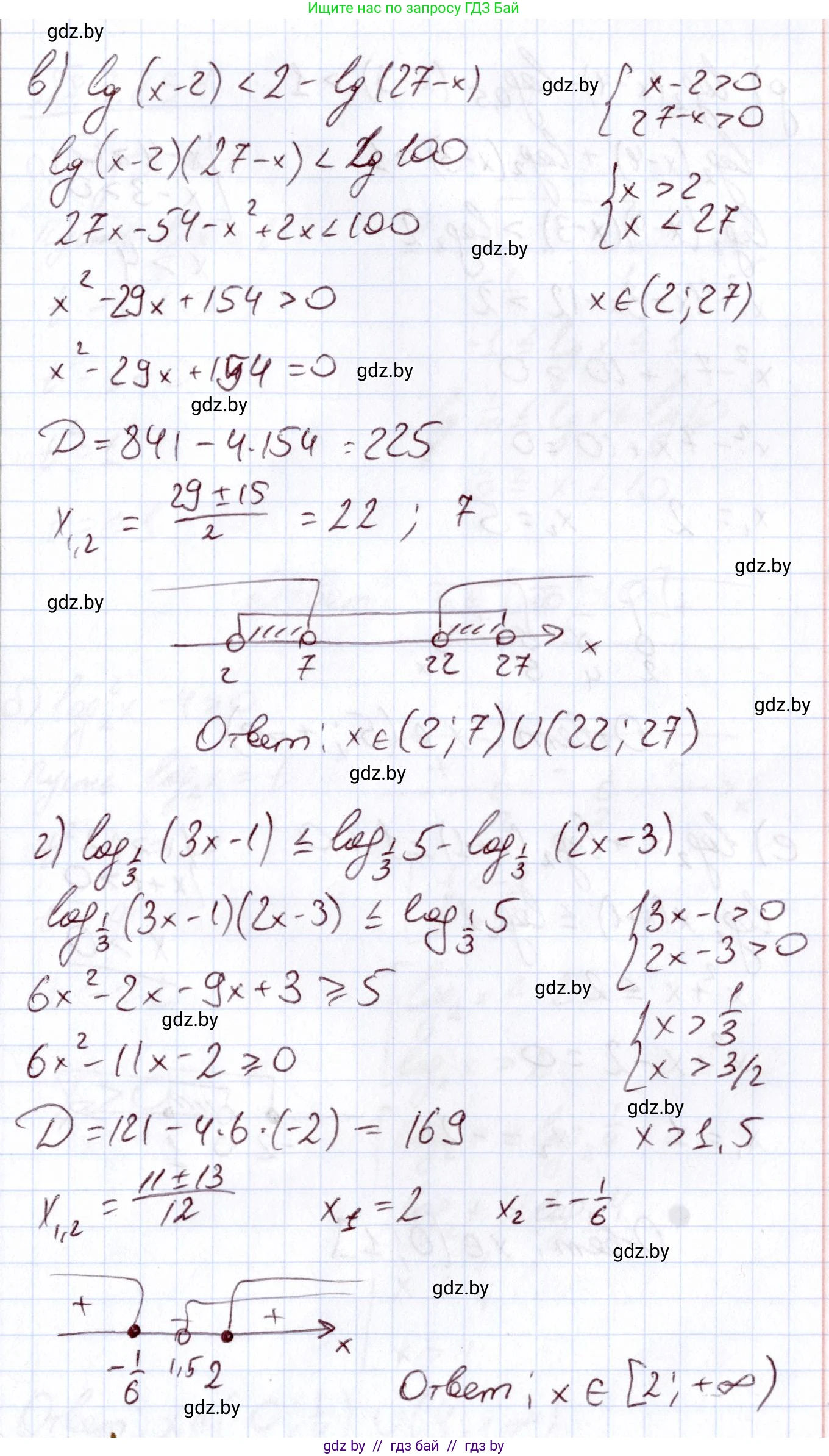 Алгебра, 11 класс Учебник, авторы: Арефьева Ирина Глебовна, Пирютко Ольга Николаевна, издательство Народная асвета, Минск, 2020, бирюзового цвета, страница 157, номер 3.233, Решение (продолжение 2)