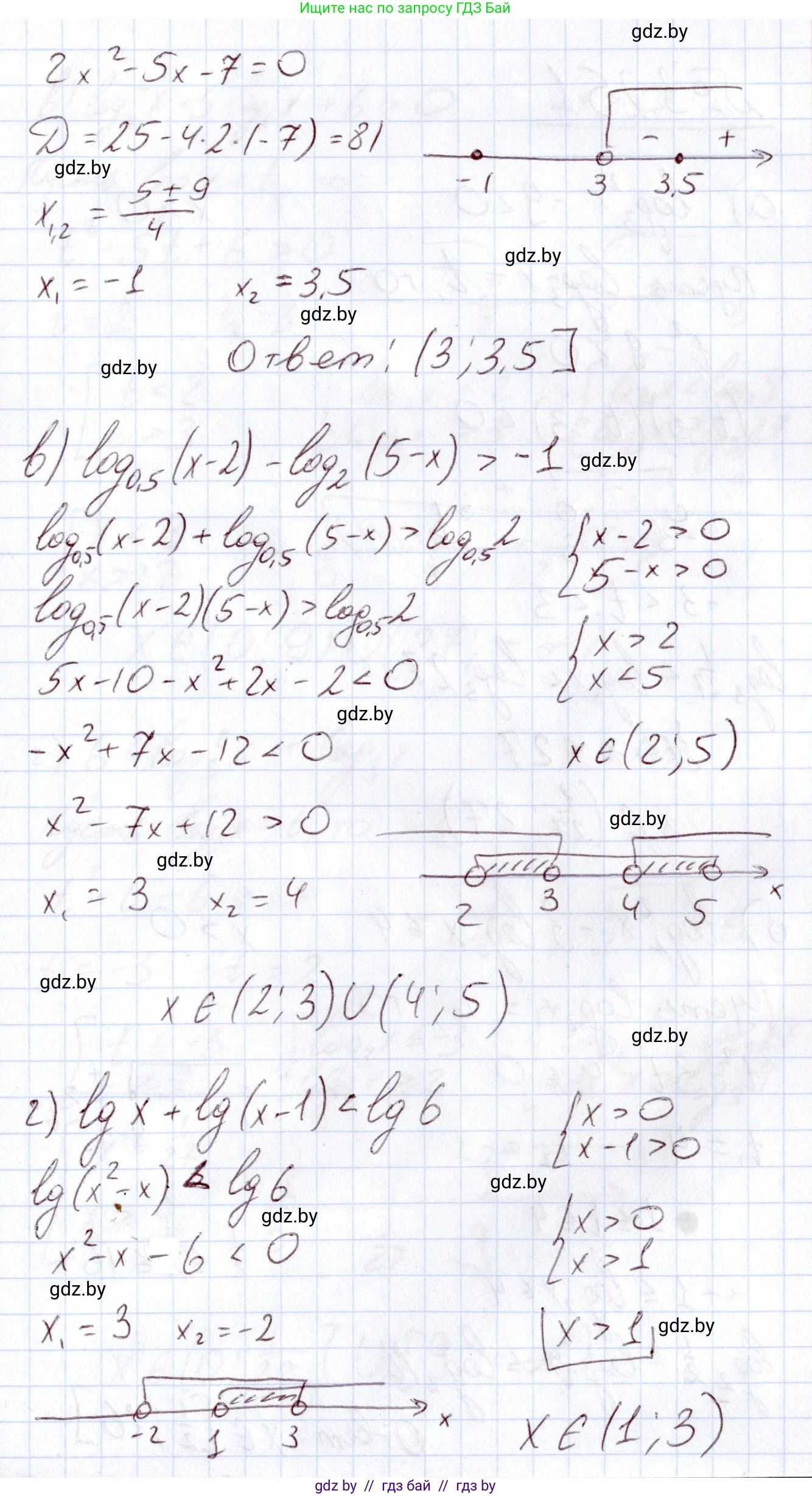 Алгебра, 11 класс Учебник, авторы: Арефьева Ирина Глебовна, Пирютко Ольга Николаевна, издательство Народная асвета, Минск, 2020, бирюзового цвета, страница 159, номер 3.250, Решение (продолжение 2)