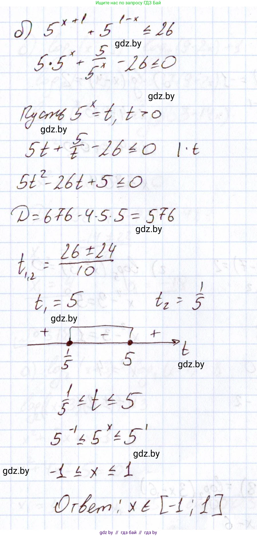 Алгебра, 11 класс Учебник, авторы: Арефьева Ирина Глебовна, Пирютко Ольга Николаевна, издательство Народная асвета, Минск, 2020, бирюзового цвета, страница 206, номер 315, Решение (продолжение 2)