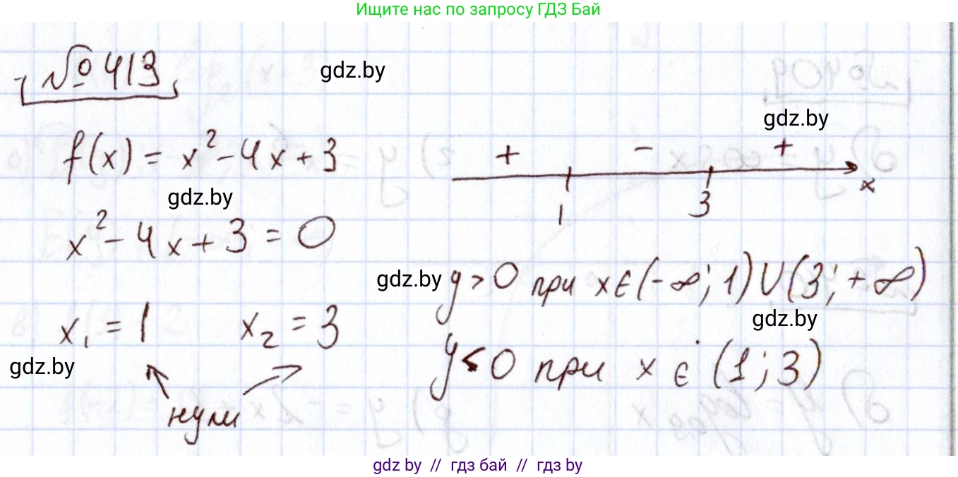 Алгебра, 11 класс Учебник, авторы: Арефьева Ирина Глебовна, Пирютко Ольга Николаевна, издательство Народная асвета, Минск, 2020, бирюзового цвета, страница 220, номер 413, Решение