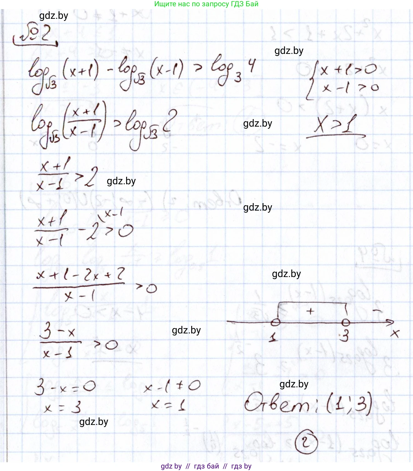 Алгебра, 11 класс Учебник, авторы: Арефьева Ирина Глебовна, Пирютко Ольга Николаевна, издательство Народная асвета, Минск, 2020, бирюзового цвета, страница 258, номер 2, Решение