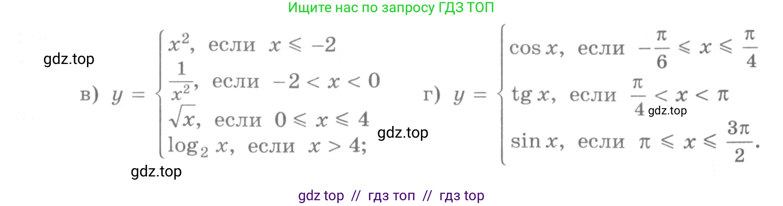 Алгебра, 11 класс Учебник, авторы: Никольский Сергей Михайлович, Потапов Михаил Константинович, Решетников Николай Николаевич, Шевкин Александр Владимирович, издательство Просвещение, Москва, 2014, голубого цвета, страница 44, номер 1.89, Условие (продолжение 2)