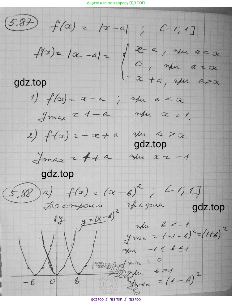 Алгебра, 11 класс Учебник, авторы: Никольский Сергей Михайлович, Потапов Михаил Константинович, Решетников Николай Николаевич, Шевкин Александр Владимирович, издательство Просвещение, Москва, 2014, голубого цвета, страница 145, номер 5.87, Решение 2