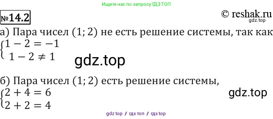 Алгебра, 11 класс Учебник, авторы: Никольский Сергей Михайлович, Потапов Михаил Константинович, Решетников Николай Николаевич, Шевкин Александр Владимирович, издательство Просвещение, Москва, 2014, голубого цвета, страница 335, номер 14.2, Решение 2