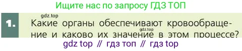 Биология, 8 класс Учебник, авторы: Пасечник Владимир Васильевич, Каменский Андрей Александрович, Швецов Глеб Геннадьевич, издательство Просвещение, Москва, 2019, страница 79, номер 1, Условие