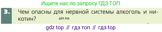 Биология, 8 класс Учебник, авторы: Пасечник Владимир Васильевич, Каменский Андрей Александрович, Швецов Глеб Геннадьевич, издательство Просвещение, Москва, 2019, страница 191, номер 3, Условие