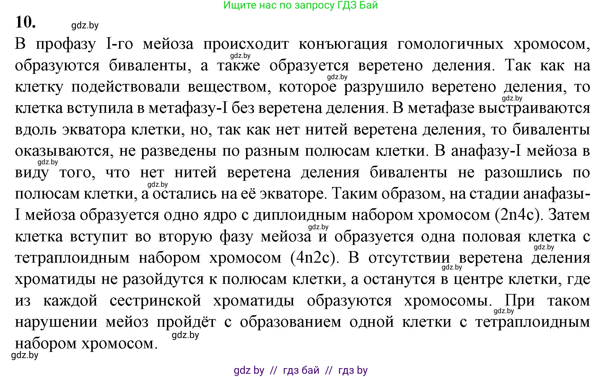 Биология, 11 класс Тетрадь для лабораторных и практических работ, автор: Хруцкая Тамара Викторовна, издательство Аверсэв, Минск, 2021, жёлтого цвета, страница 38, номер 10, Решение