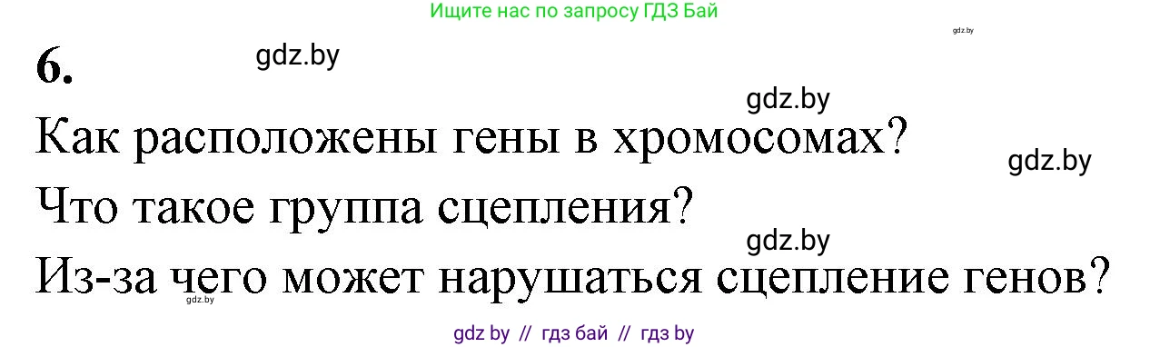 Биология, 11 класс рабочая тетрадь, автор: Хруцкая Тамара Викторовна, издательство Аверсэв, Минск, 2021, зелёного цвета, страница 65, номер 6, Решение