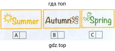 Рисунок. Summer Autumn Spring