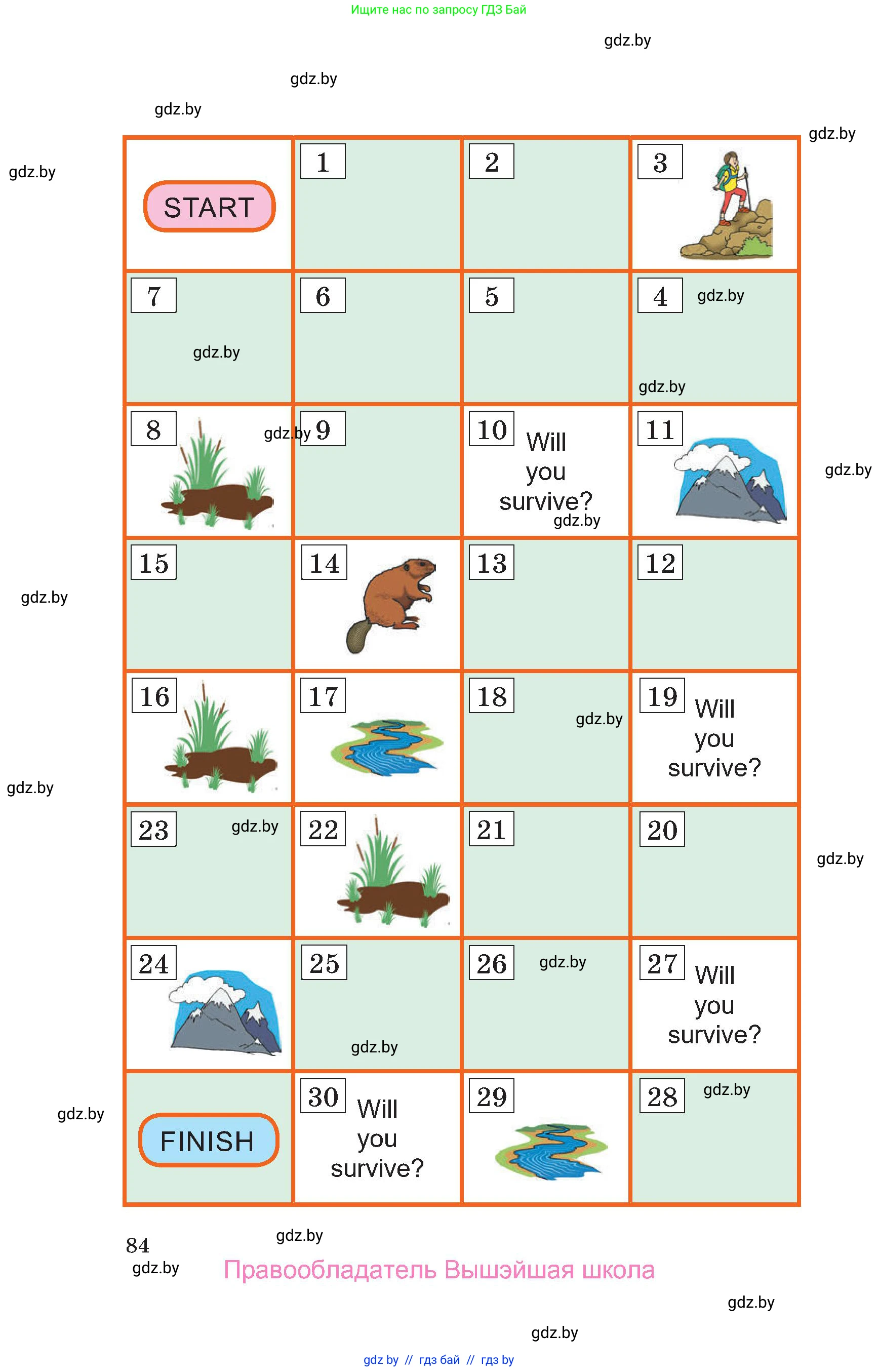 Английский язык (english), 6 класс Учебник, авторы: Демченко Наталья Валентиновна, Севрюкова Татьяна Юрьевна, Юхнель Наталья Валентиновна, Наумова Елена Георгиевна, Рыбалко О Н, Манешина А В, Маслёнченко Н А, издательство Вышэйшая школа, Минск, 2018, красного цвета, Часть 1, страница 84