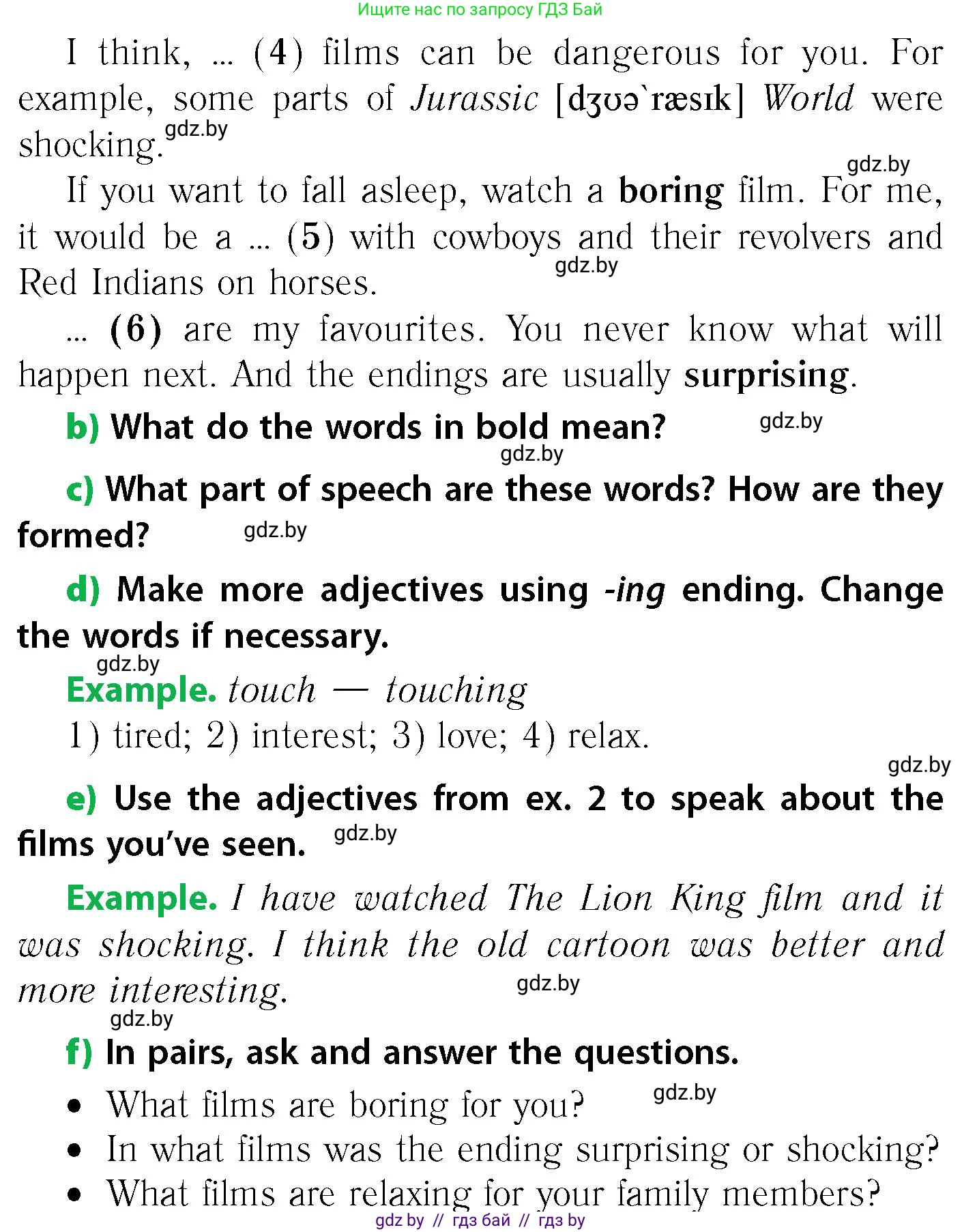 Английский язык (english), 6 класс Учебник, авторы: Юхнель Наталья Валентиновна, Наумова Елена Георгиевна, Малиновская Елена Александровна, издательство Адукацыя i выхаванне, Минск, 2021, страница 192, номер 2, Условие (продолжение 2)