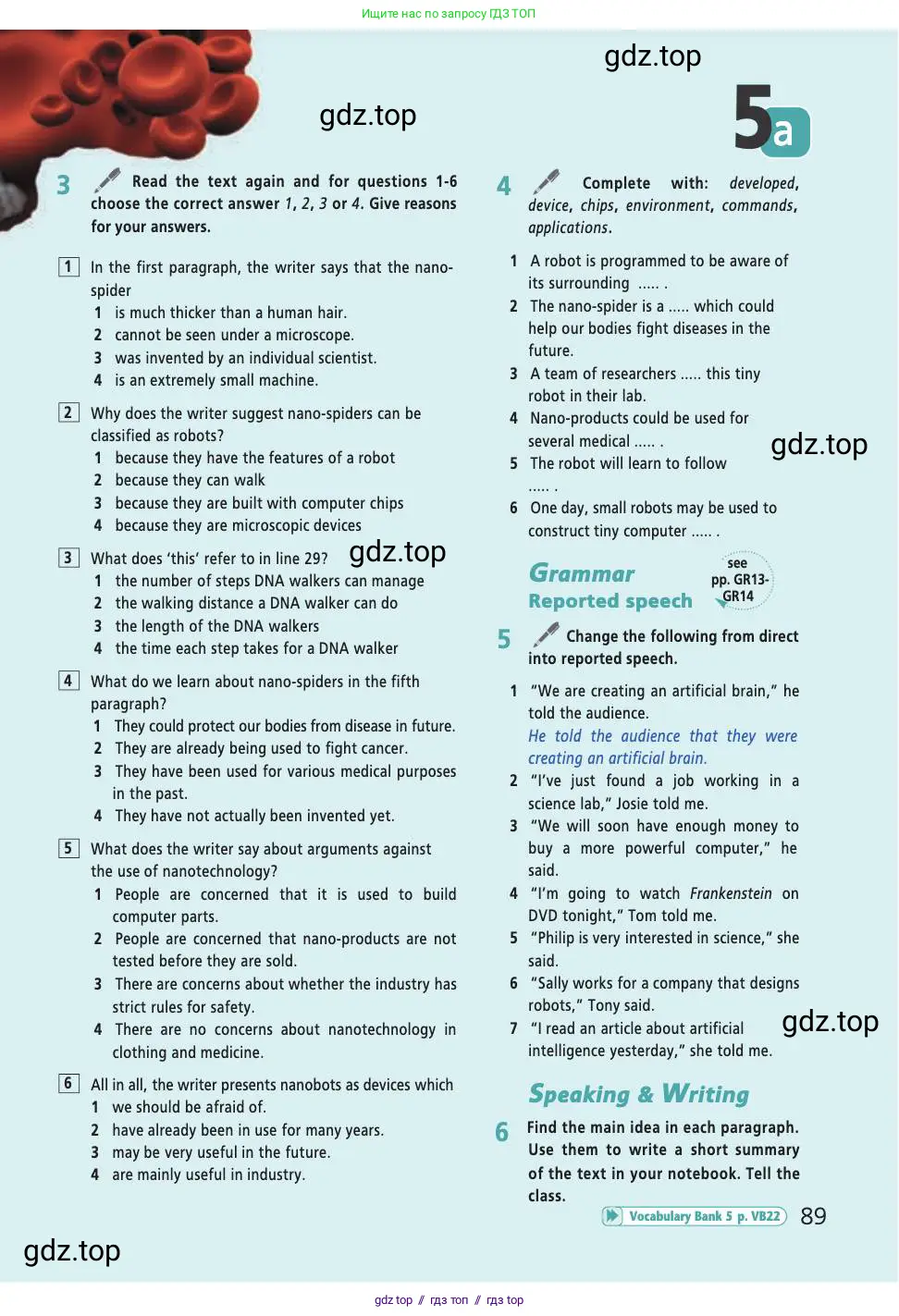 Английский язык (english), 9 класс Учебник (Student's book), авторы: Баранова Ксения Михайловна (Baranova Ksenia), Дули Дженни (Dooley Jenny), Копылова Виктория Викторовна (Kopylova Victoria), Мильруд Радислав Петрович (Millrood Radislav), Эванс Вирджиния (Evans Virginia), издательство Просвещение, Москва, 2023, белого цвета, страница 89